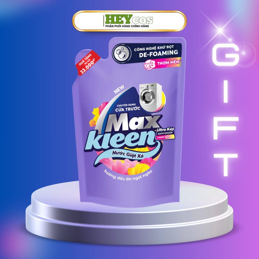 [GIFT] Túi nước giặt xả MaxKleen Cửa trước 450g (Mùi ngẫu nhiên)