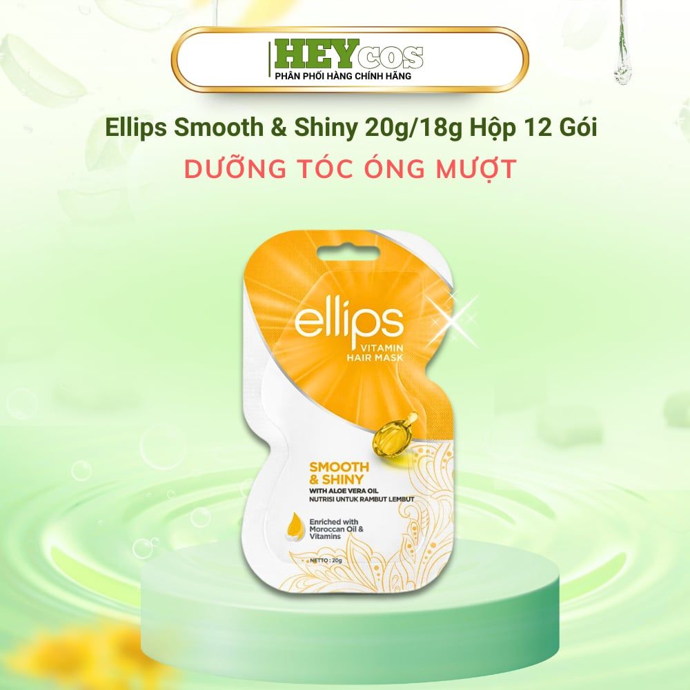  Kem Ủ Tóc Ellips Vitamin Hair Mask with Pro-Keratin Complex 12 Gói 