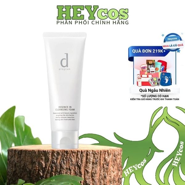  Sữa rửa mặt tạo bọt dưỡng da Essence Cleansing Foam d program 120g 