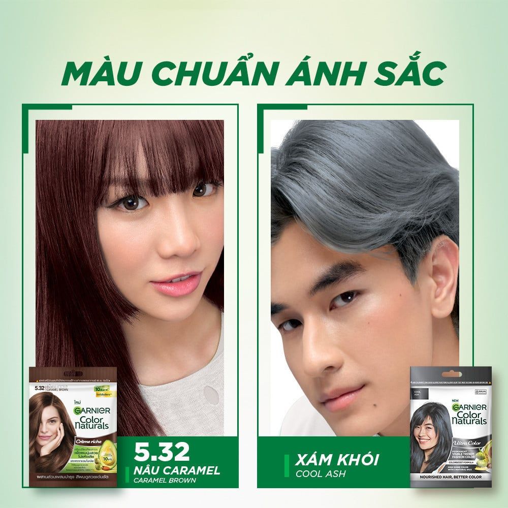  COMBO Kem Nhuộm Tóc Tại Nhà Màu Thời Trang - Garnier Color Naturals Ultra Colors -  Màu Nhuộm Thời Trang 