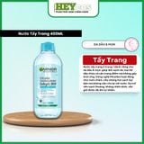  Nước Tẩy Trang Làm Sạch Sâu Dịu Nhẹ Cho Mọi Loại Da - Garnier Micellar Cleansing Water 400ml|HEYCOS 