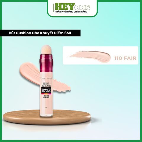  Bút Cushion Che Khuyết Điểm Giảm Quầng Thâm Maybelline Instant Age Rewind 6ml | HEYCOS 