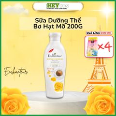 Sữa Dưỡng Thể Enchanteur Intensive Moisture Body Lotion dưỡng ẩm bơ hạt mỡ ô liu 200g