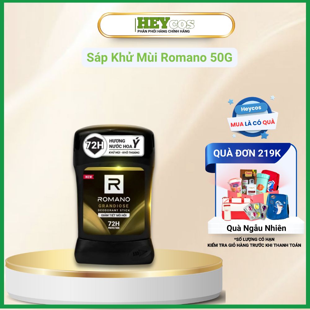  Sáp ngăn mùi cho nam Romano 50g 