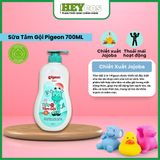  Sữa Tắm Gội Pigeon 700ml Mẫu Mới Cho Bé | HEYCOS 