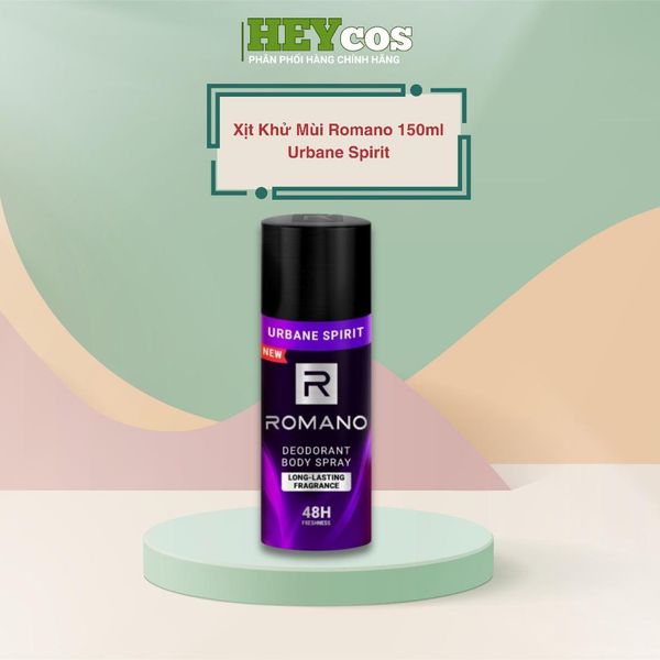  Xịt Khử Mùi Romano Grandiose/ Urbane Spirit 150ml | HEYCOS 