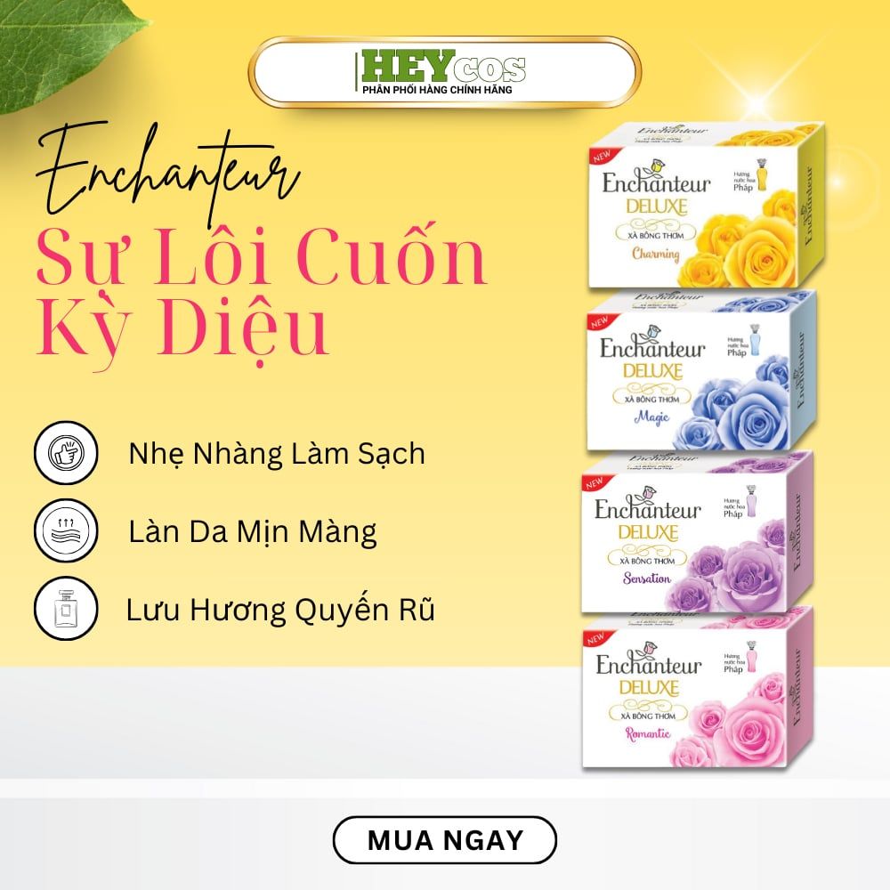  Xà Bông Cục Enchanteur 90g 