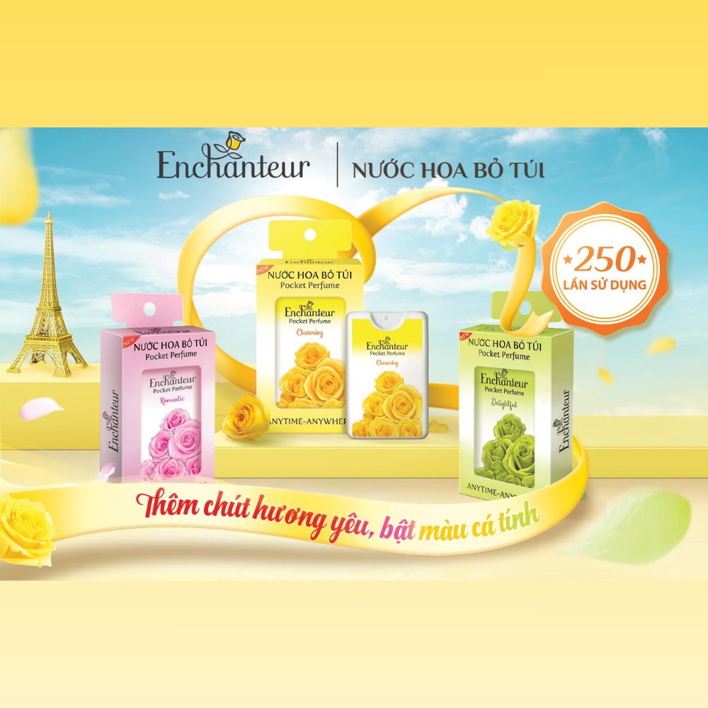  Nước Hoa Bỏ Túi Enchanteur 18ml - Siêu Tiện Lợi | HEYCOS 
