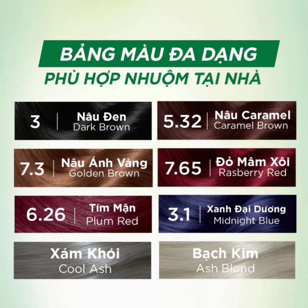  [CHÍNH HÃNG] Kem Nhuộm Tóc Màu Thời Trang Garnier Color Naturals Ultra Colors Dạng Hộp 