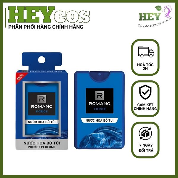  Nước hoa bỏ túi Romano 18ml | HEYCOS 