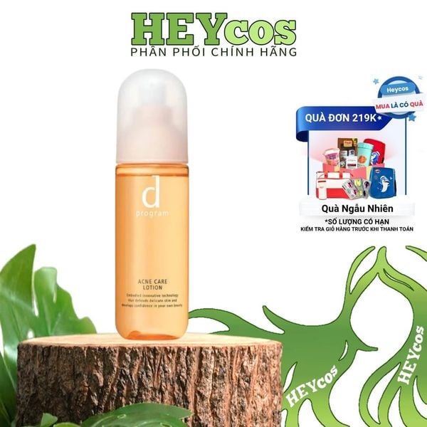  Nước cân bằng cho da mụn D Program Microbiome Acne care Lotion 125ml 