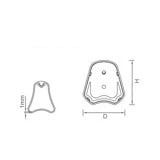  BẢN ĐỠ THANH TREO ÁO HÌNH THANG RAPHIE 