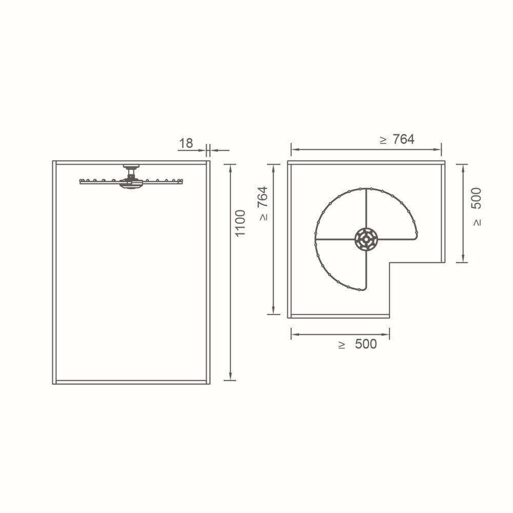  MÓC TREO XOAY, GẮN NÓC TỦ 