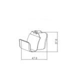  BẢN ĐỠ GÓC THANH TREO ÁO HÌNH THANG RAPHIE 