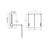  GIÁ TREO ĐỒ NÂNG HẠ GIẢM CHẤN RAPHE 