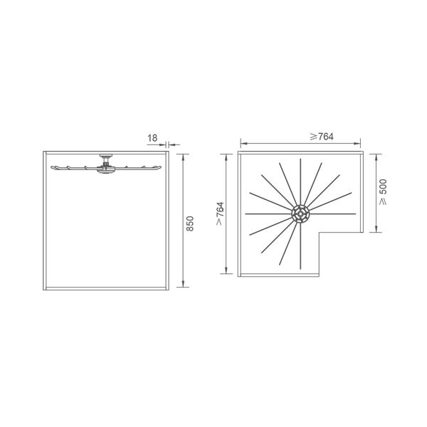  GIÁ XOAY TREO QUẦN, RÁP NÓC TỦ MARTHA 