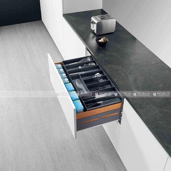  HỘC KÉO HAI TẦNG ĐA CHỨC NĂNG CHỨA DỤNG CỤ LÀM BẾP PHANTOM 