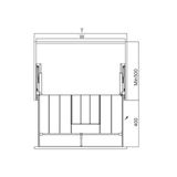 HỘC KÉO HAI TẦNG ĐA CHỨC NĂNG CHỨA DỤNG CỤ LÀM BẾP PHANTOM 