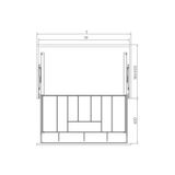  HỘC KÉO HAI TẦNG KÈM KHAY ÂM MUỖNG ĐŨA TOÀN PHẦN ENCANTO 