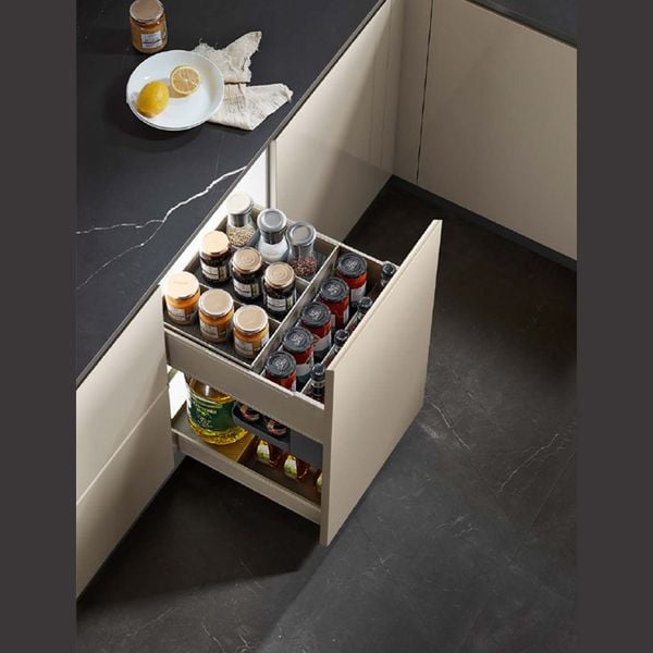  KỆ GIA VỊ ĐA CHỨC NĂNG, KÈM NGĂN PHỤ ENCANTO 