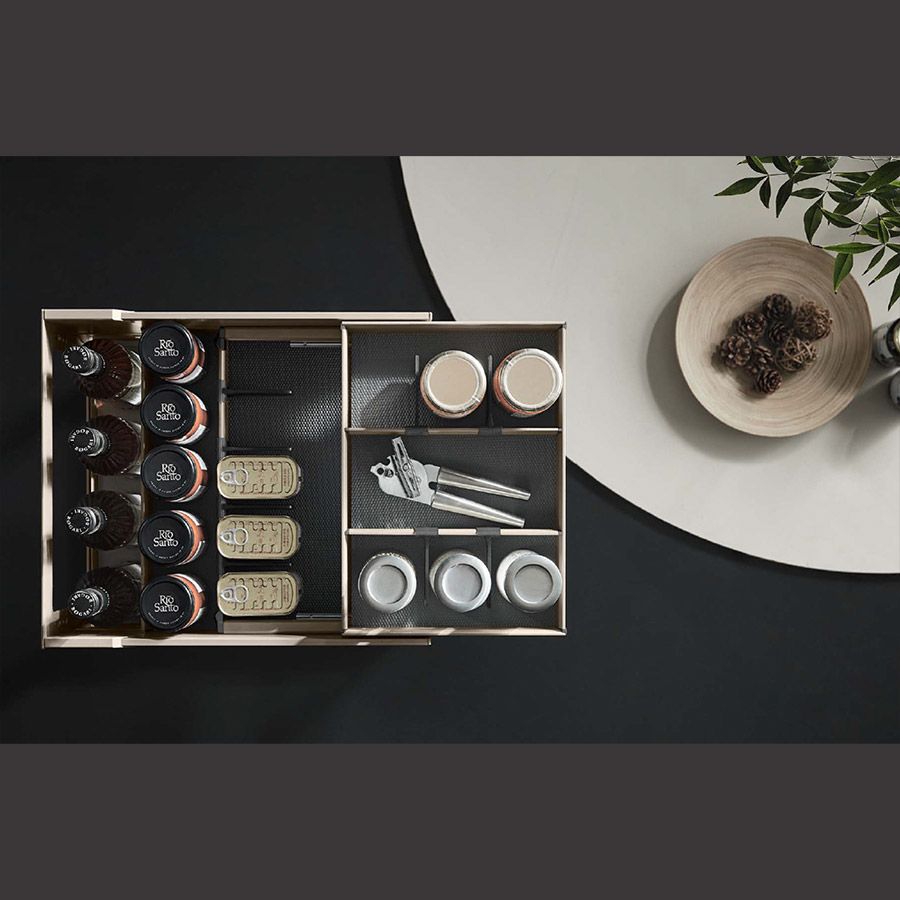  KỆ GIA VỊ ĐA CHỨC NĂNG, KÈM NGĂN PHỤ ENCANTO 