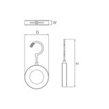  MÓC TREO KHĂN LỤA RAPHIE 