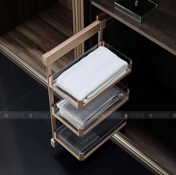  KỆ BA TẦNG, THÀNH KÊ BẰNG KÍNH VIOLET 