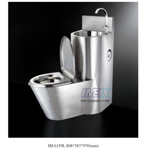 BỒN CẦU INOX 304 IMEX IM-6159L TRÁI