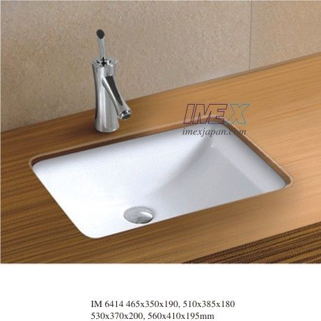 CHẬU LAVABO SỨ ĐẶT ÂM BÀN IMEX IM 6414