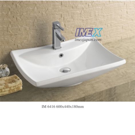 CHẬU LAVABO SỨ ĐẶT BÀN IMEX IM 6416