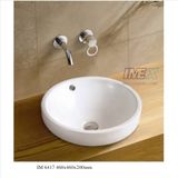 CHẬU LAVABO SỨ ĐẶT BÀN IMEX IM 6417