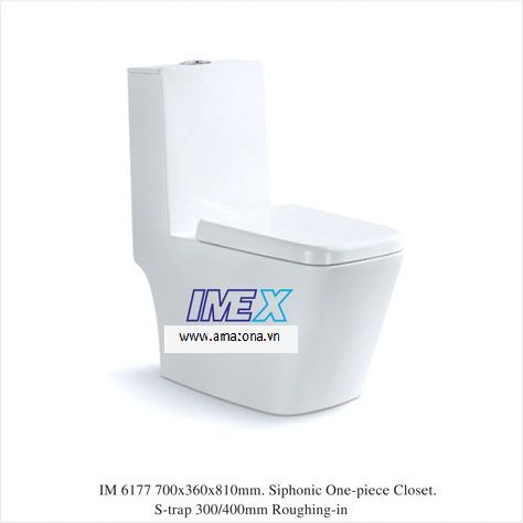 BÀN CẦU MỘT KHỐI IMEX IM 6177