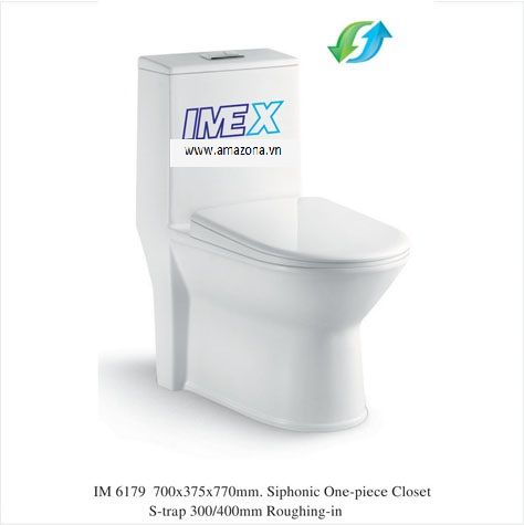 BÀN CẦU MỘT KHỐI IMEX IM 6179