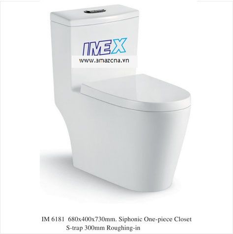 BÀN CẦU MỘT KHỐI IMEX IM 6181