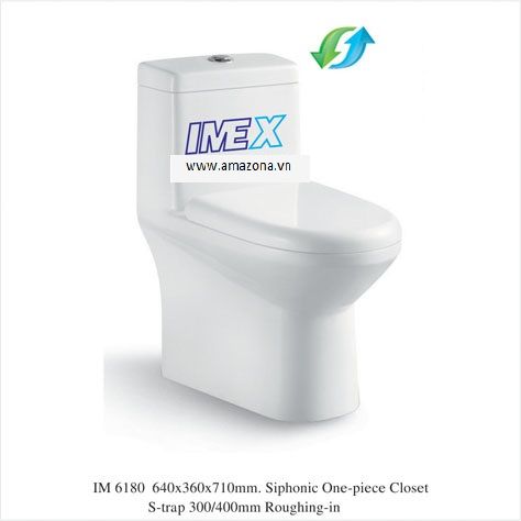 BÀN CẦU MỘT KHỐI IMEX IM 6180