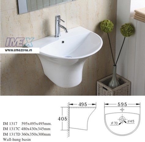 CHẬU CHÂN LỬNG IMEX IM 1318