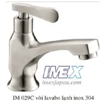VÒI LAVABO LẠNH INOX 304 IMEX IM-029C