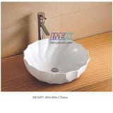 CHẬU LAVABO SỨ ĐẶT BÀN IMEX IM 6407