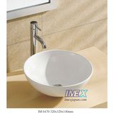 LAVABO SỨ ĐẶT BÀN IMEX IM 6470