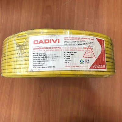 Dây Điện Đôi VCmo 2x0.75 CADIVI