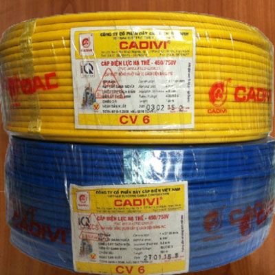 Dây Điện Đơn CV 6.0 CADIVI