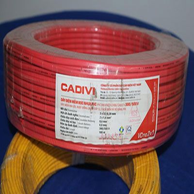 Dây điện đôi mềm VCmd 2x1.0 CADIVI