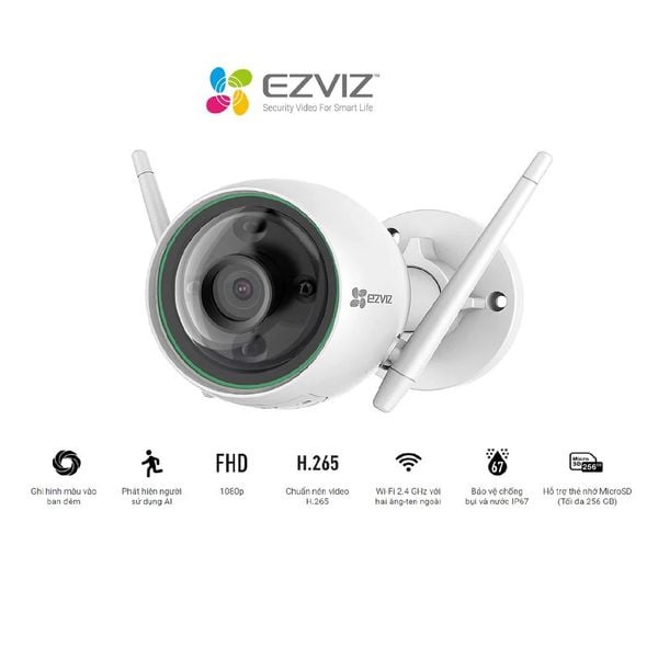 C3N 1080 Full color - Camera wifi ngoài trời EZVIZ