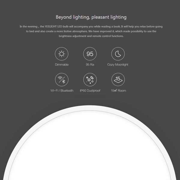 Đèn ốp trần thông minh Yeelight LED Ceiling Light 320 - Quốc Tế