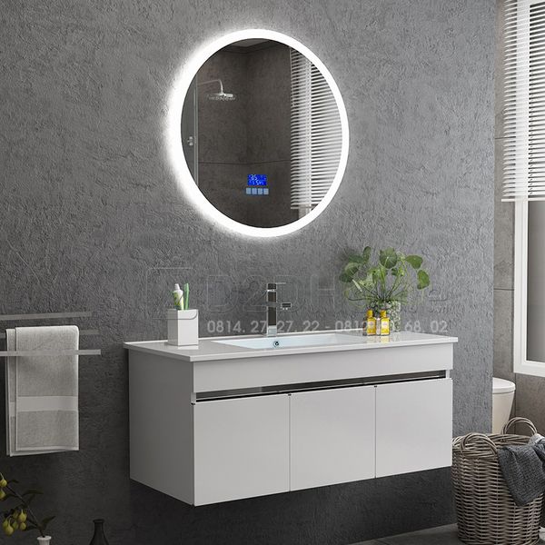 Tủ lavabo gỗ picomat sơn bóng gương PT-TL.PI11