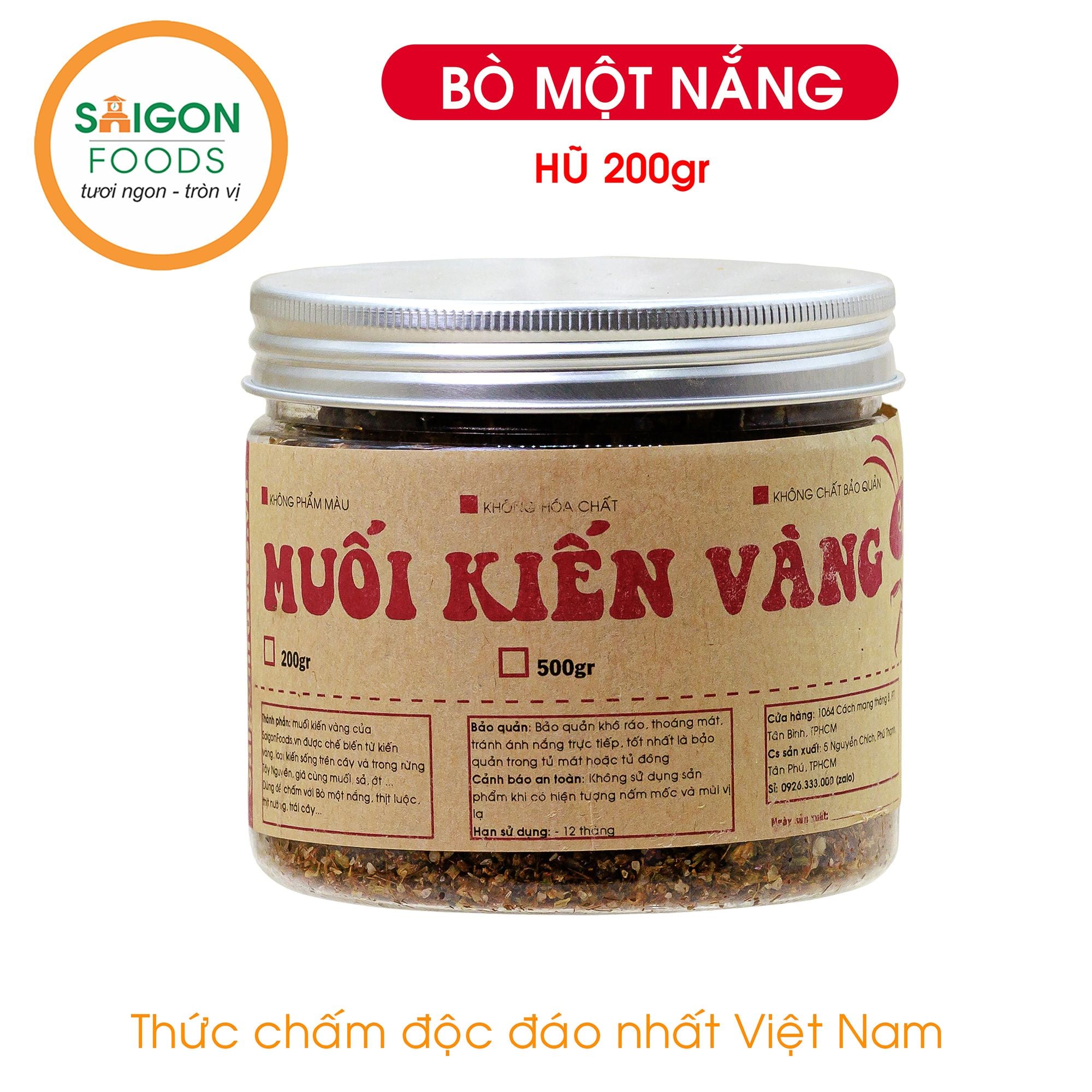  Muối kiến vàng (200gr - 500gr - 1kg) - [Giao hàng toàn quốc] 