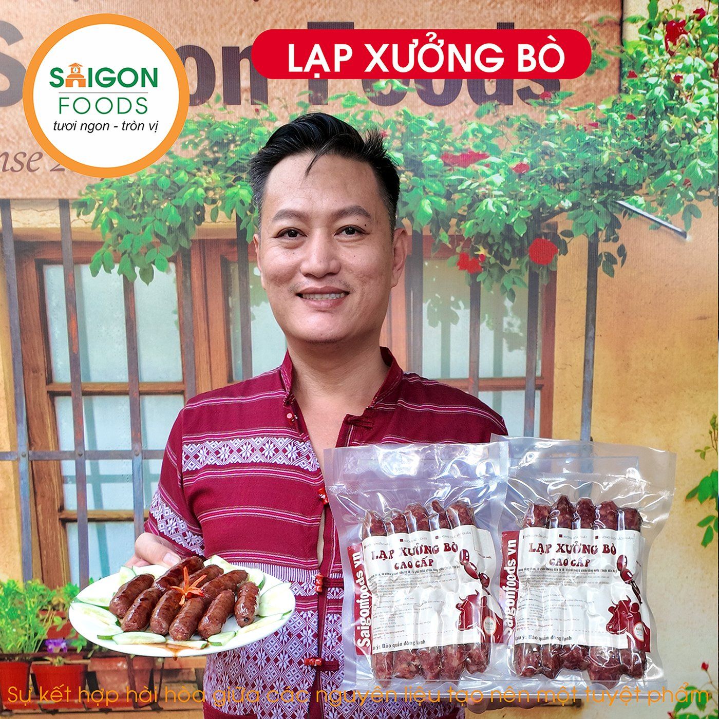  Lạp xưởng bò cao cấp Saigon Foods (Sỉ & Lẻ) - [Giao hàng toàn quốc] 