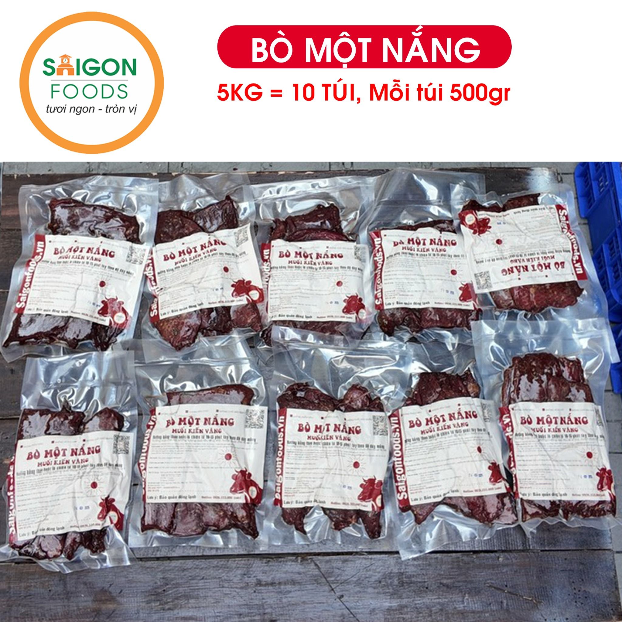 Thịt Khô Bò một nắng (Sỉ & Lẻ) - Tặng kèm muối kiến vàng - [Giao hàng toàn quốc] 