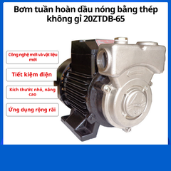 Bơm tuần hoàn dầu nhiệt không gỉ tự hút 20ZTDB-65, loại bơm tự hút xoáy sài cấu tạo từ thép không gỉ, chịu nhiệt độ cao