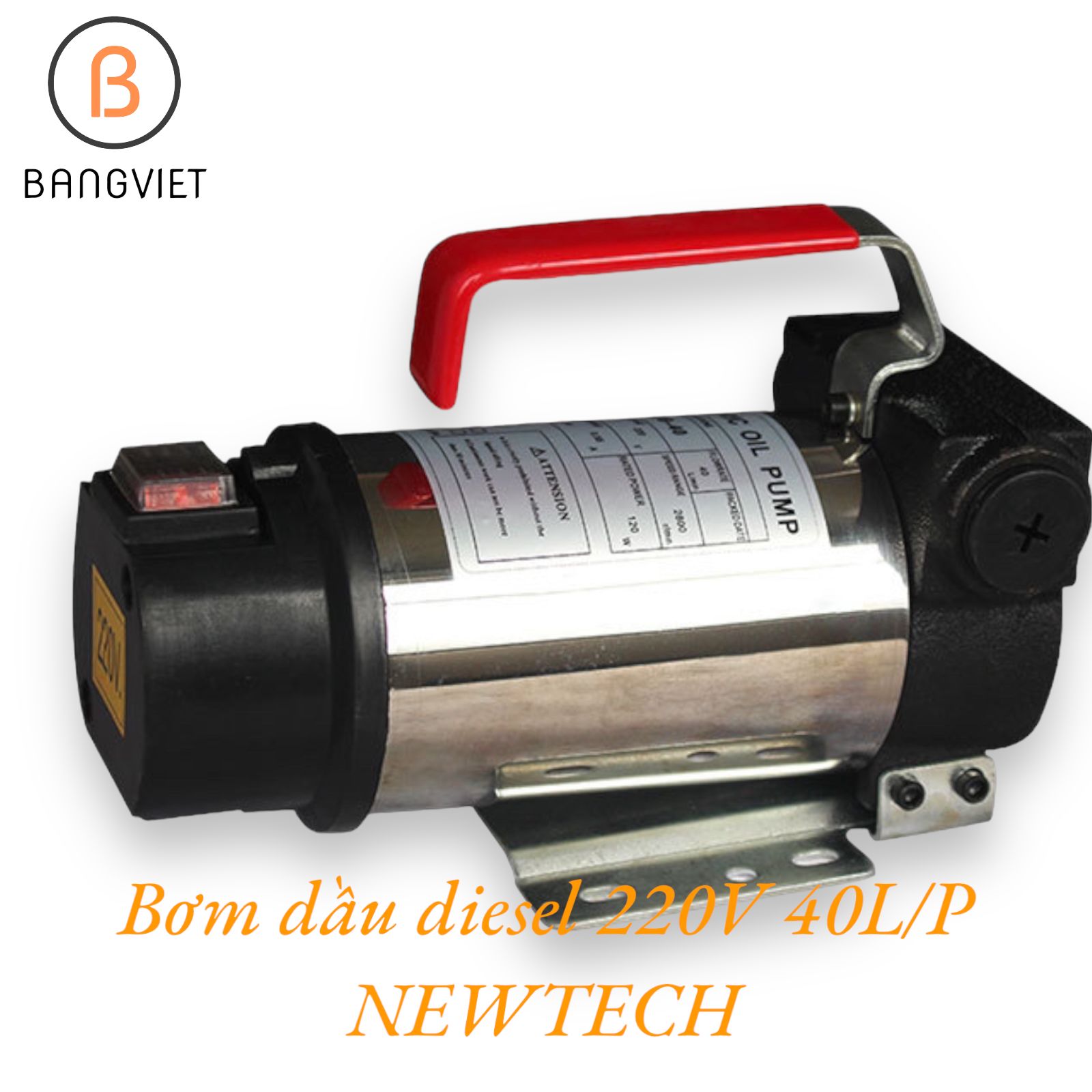 Bơm dầu Diesel dầu hỏa chạy điện 220V CH8010A 40L/P – Thiết bị Bằng Việt